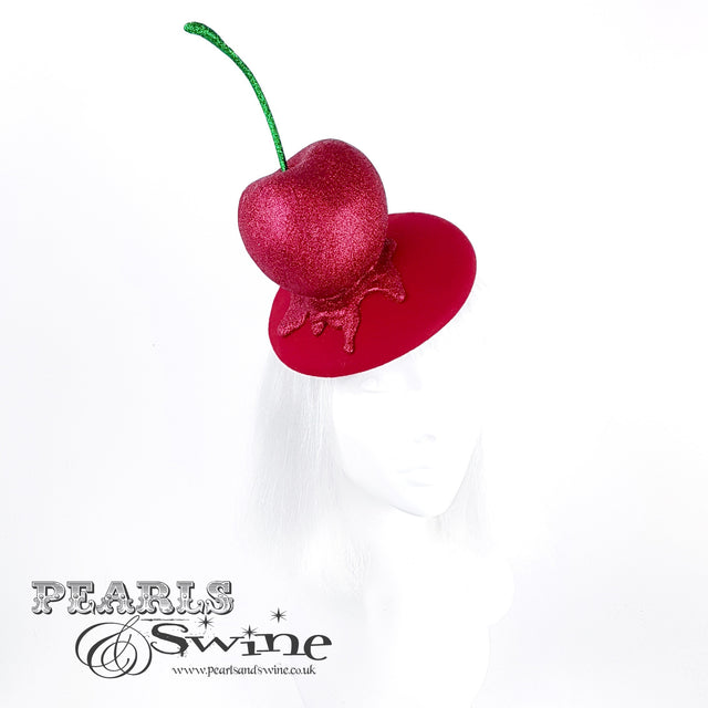red cherry headpiece