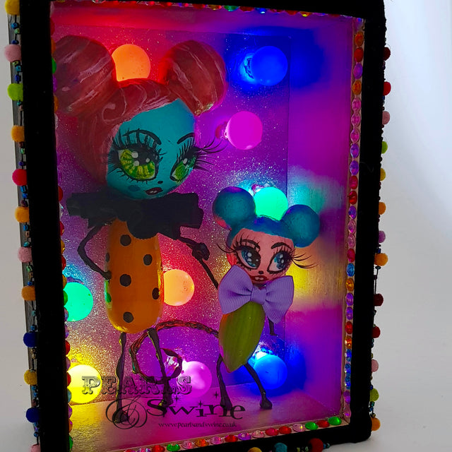 Light Up "Fiesta" Disco Doll in Framed Box Art
