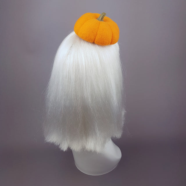 "Autumnal" Orange Halloween Pumpkin Hat