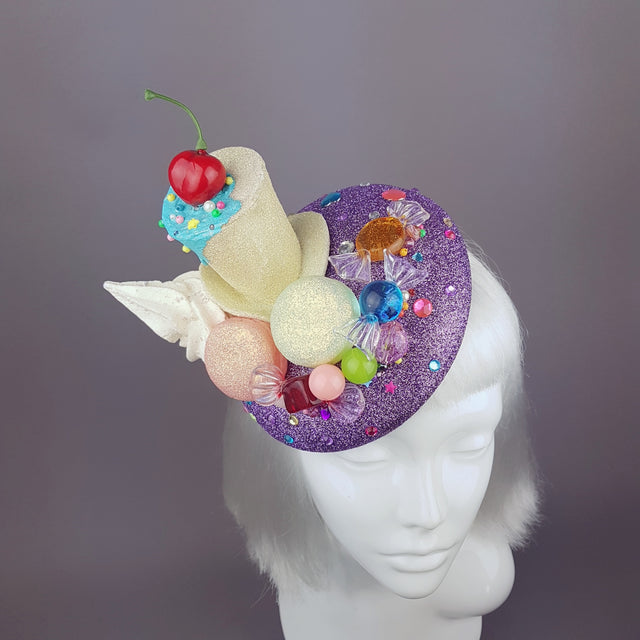 "Délicieux" Glitter Cake Candy Hat