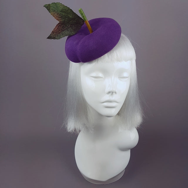 "Victoria" Purple Plum Fruit Hat