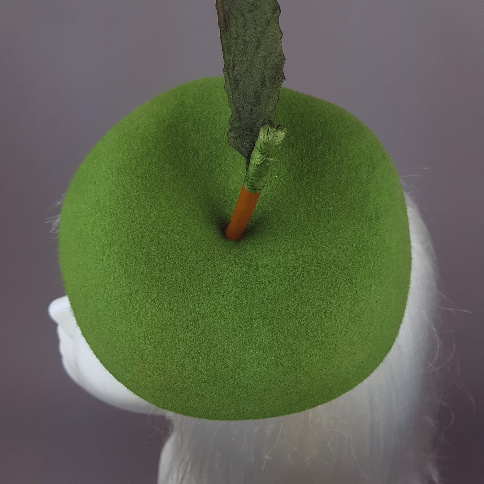 "Eden" Green Apple Fruit Hat Pearls & Swine