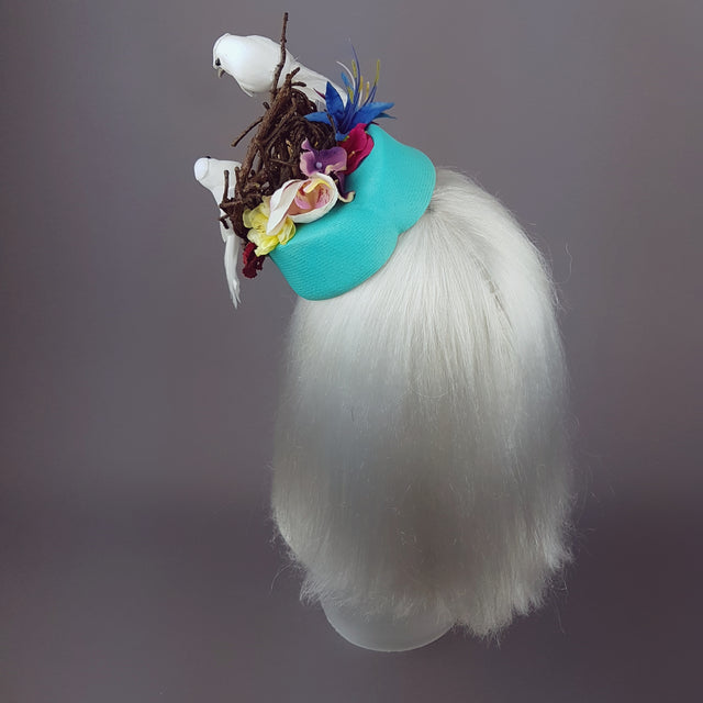 "Le Tweet" Whimsical Bird's Nest Hat