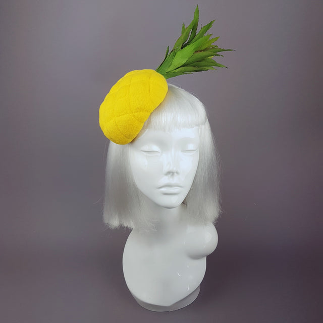 "Sweet & Sour" Unique Yellow Pineapple Hat