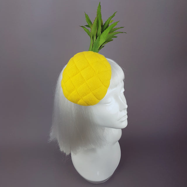 "Sweet & Sour" Unique Yellow Pineapple Hat