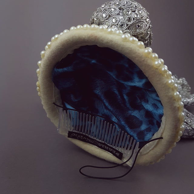 "Out of the Mist" Jewel encrusted Stag Hat