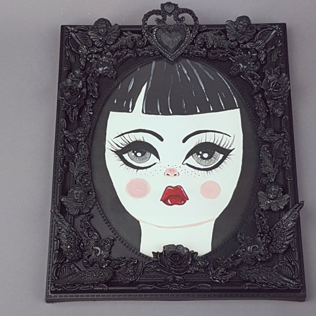 "Aurora" Gothic Doll Framed Art