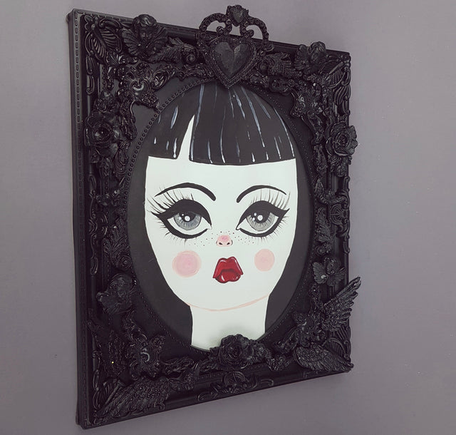 "Aurora" Gothic Doll Framed Art