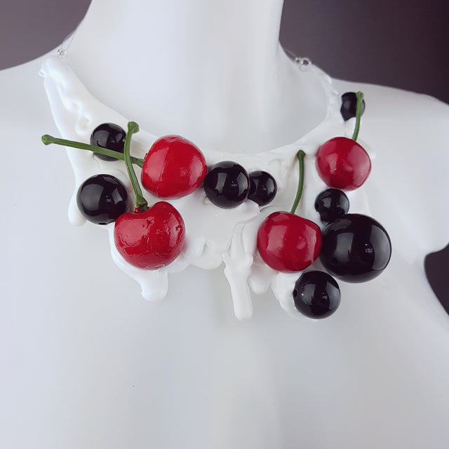 "Cherry Delight" Neckpiece (Similar can be made!)