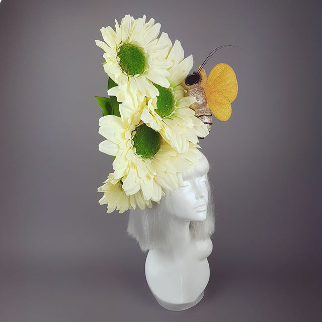 "Babbity Bumble" Giant Flowers & Bee Headpiece