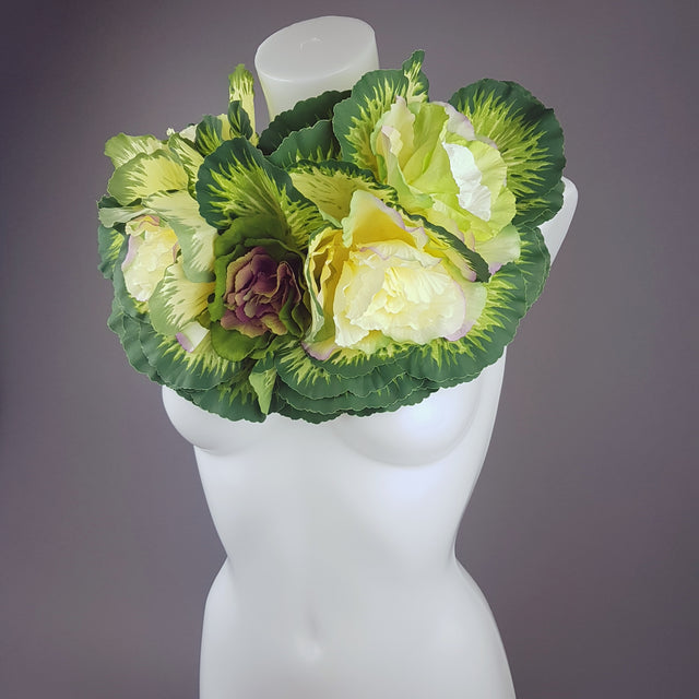 "Chou" Wearable Art Cabbage Neckpiece