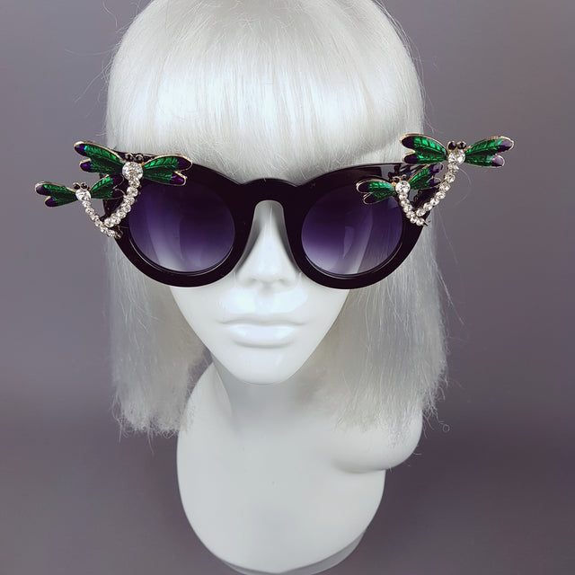 "Libellula" Jewelled Dragonfly Sunglasses