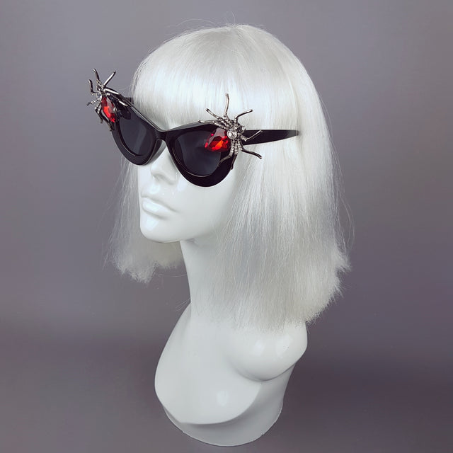 "Lure" Red Jewel Spider Sunglasses