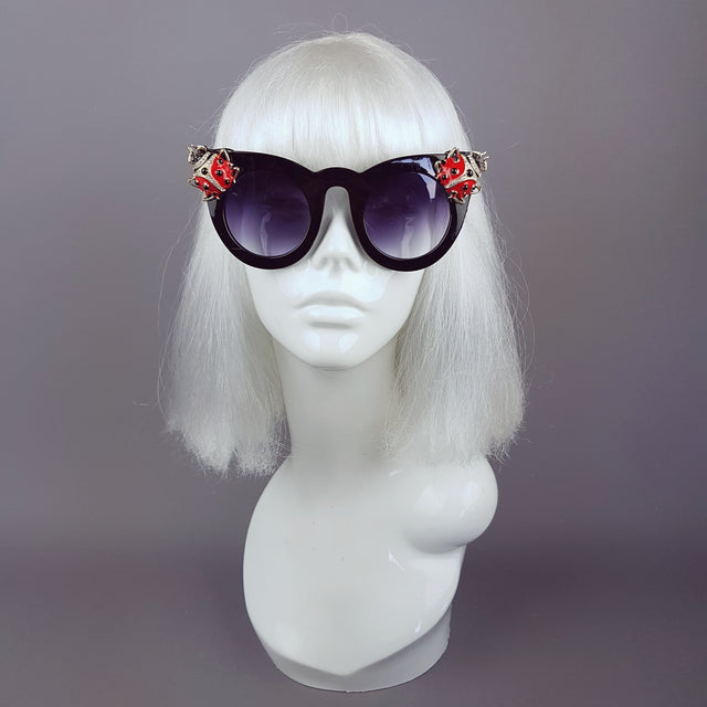 "Coccinella" Jewelled Ladybird Sunglasses