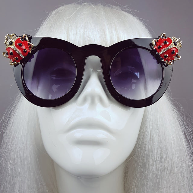"Coccinella" Jewelled Ladybird Sunglasses