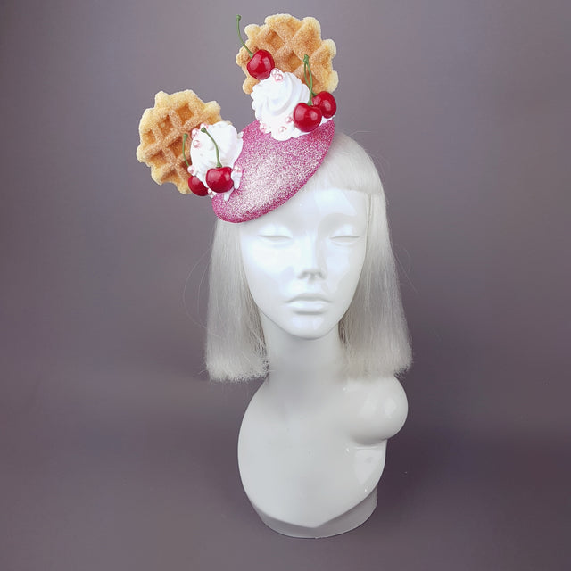 "Délectable" Waffle & Cream Ear Ice Cream Hat