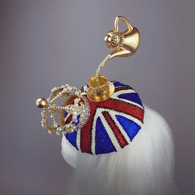 "British-ness" Union Jack Tea Party Crown Hat