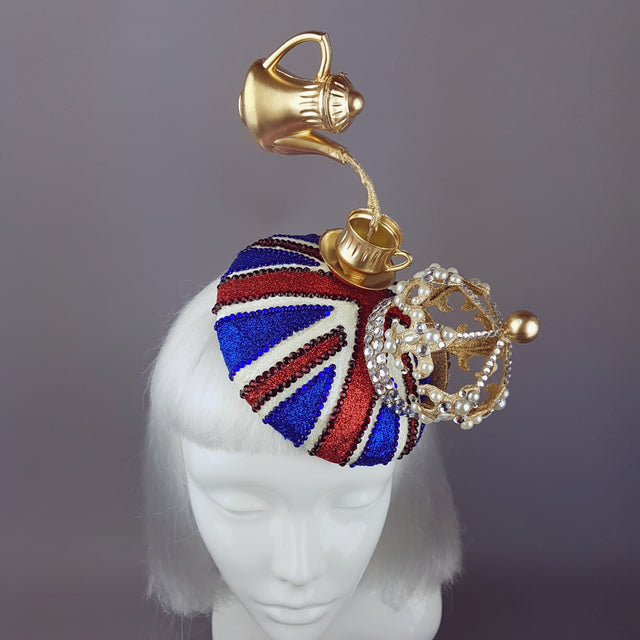 "British-ness" Union Jack Tea Party Crown Hat