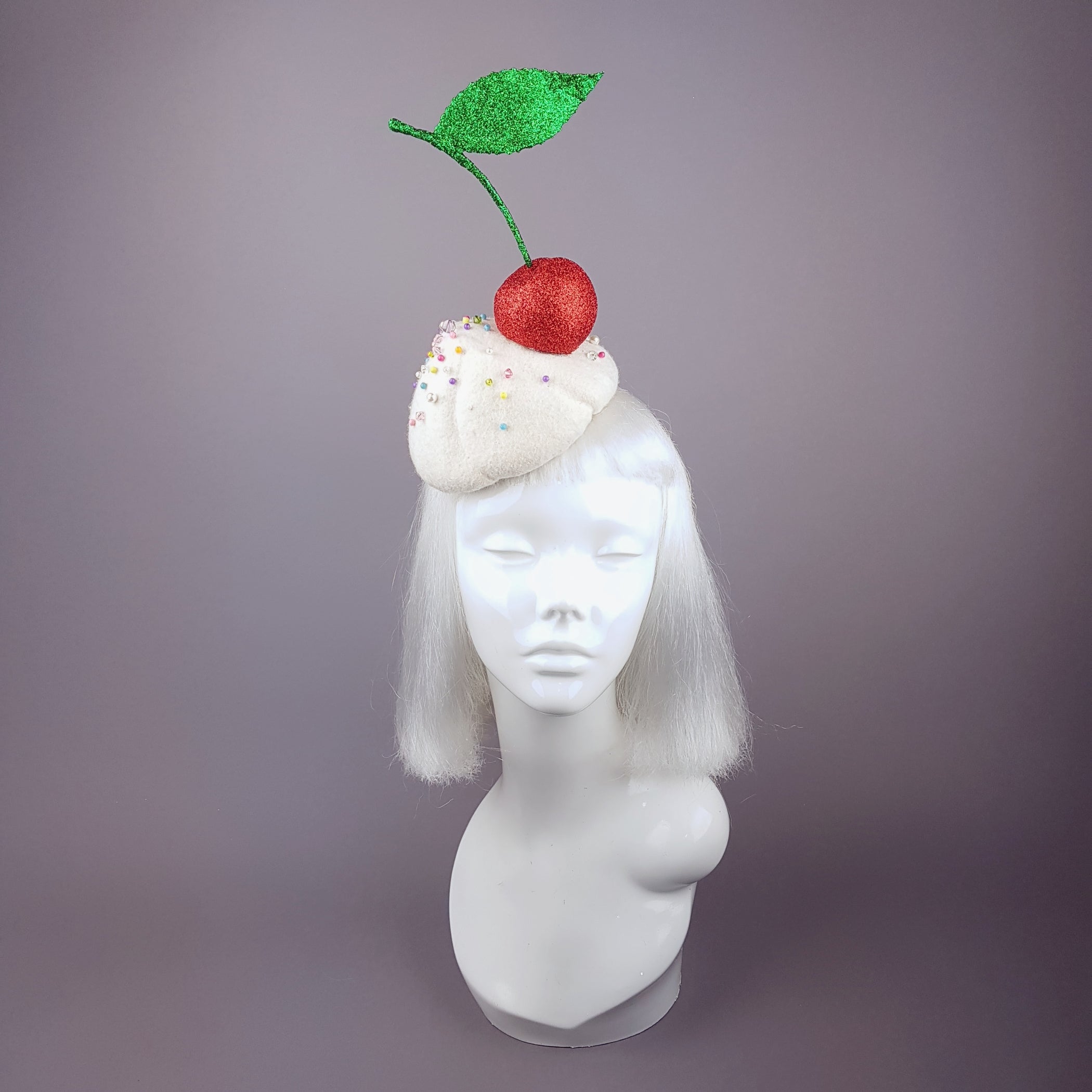 Ice Cream with a Cherry on Top Hat "Pretty Please" Pearls & Swine