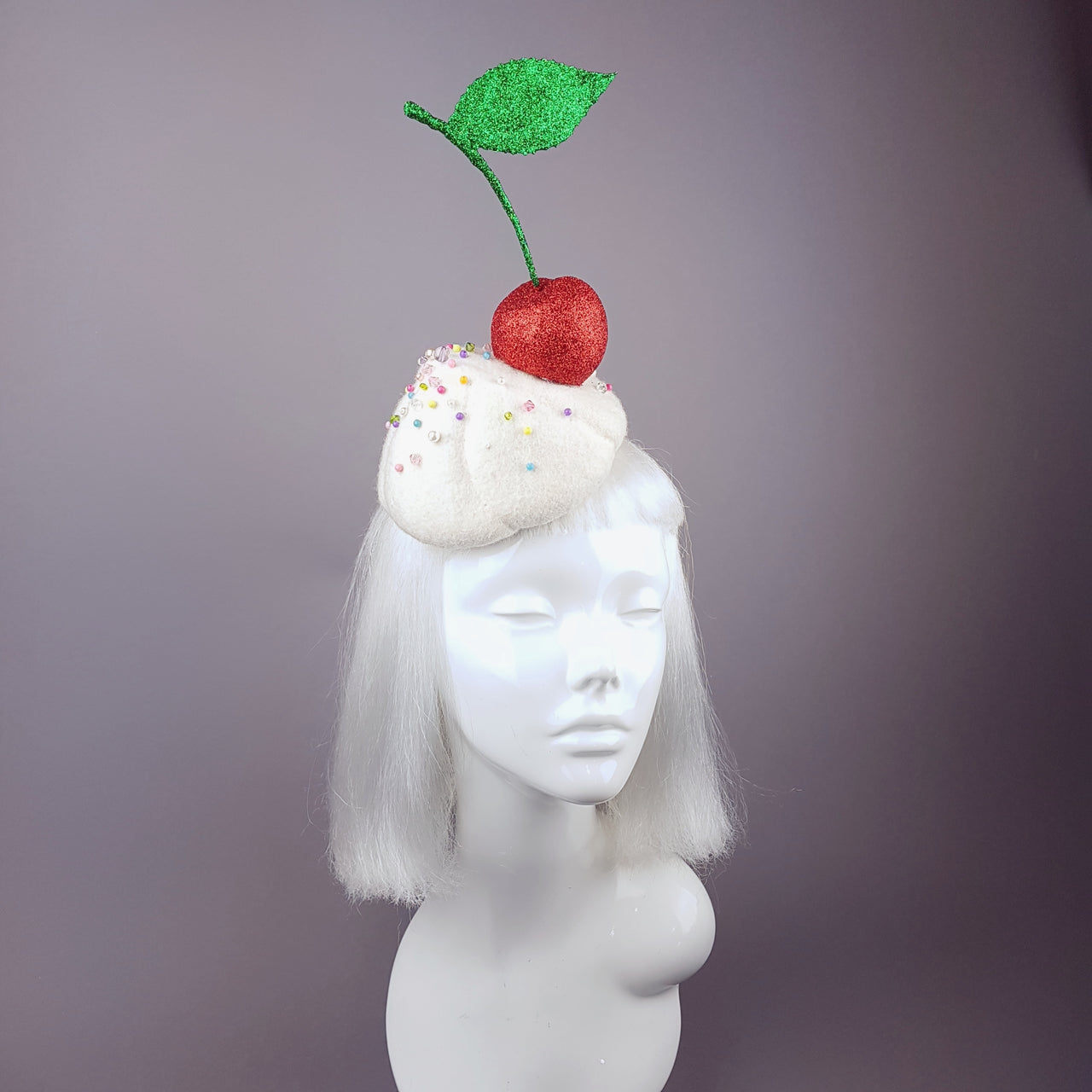 Ice Cream with a Cherry on Top Hat "Pretty Please" Pearls & Swine