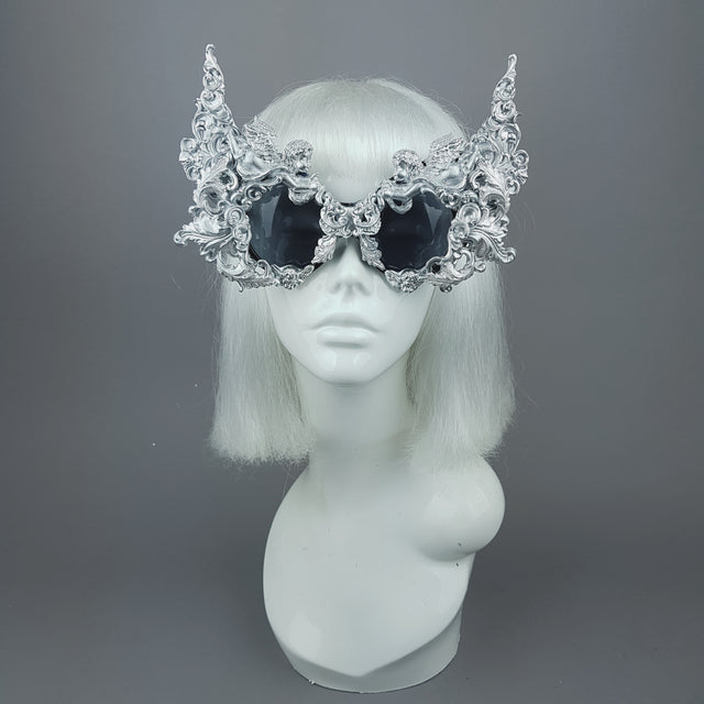 "Gothica" Silver Filigree Ornate Sunglasses