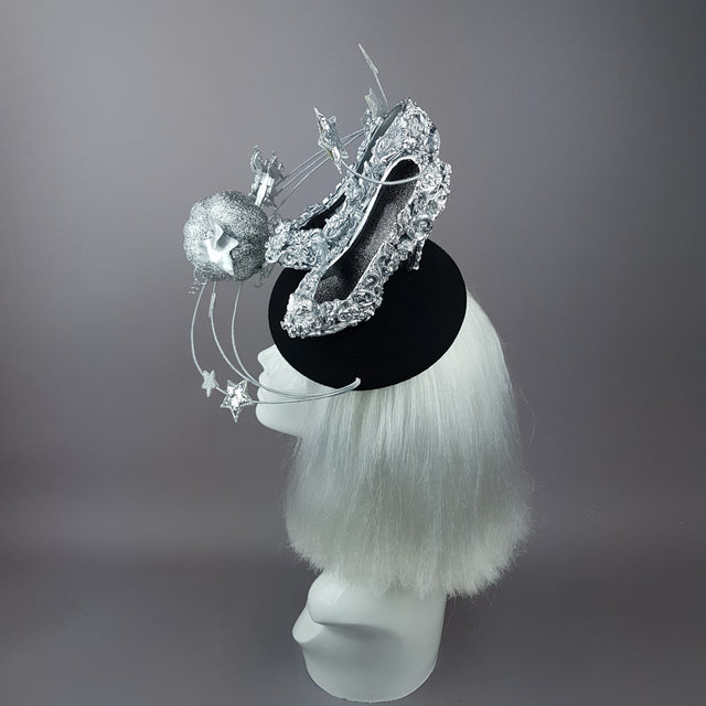 "Ever After" Cinderella Inspired High Heel Shoe Fascinator Hat