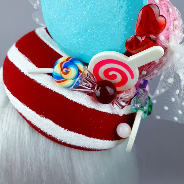 "Caramelo" Candy Sweets Glitter Fascinator Hat