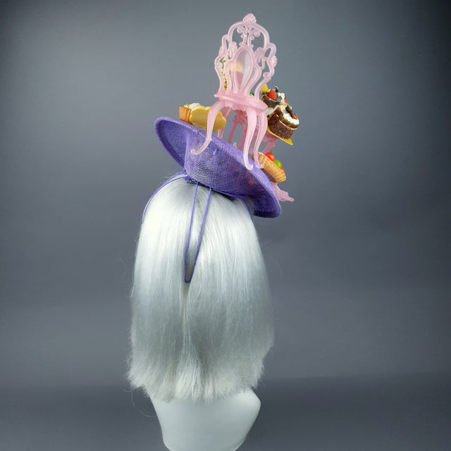 "Frivolité" Marie Antoinette Inspired Cake Party Fascinator Hat
