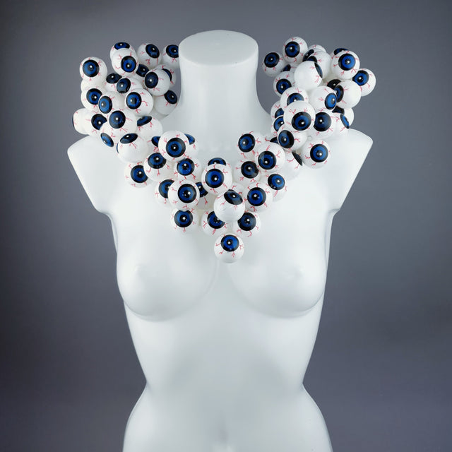 "All Eyes On You" Huge Eyeball Statement Necklace