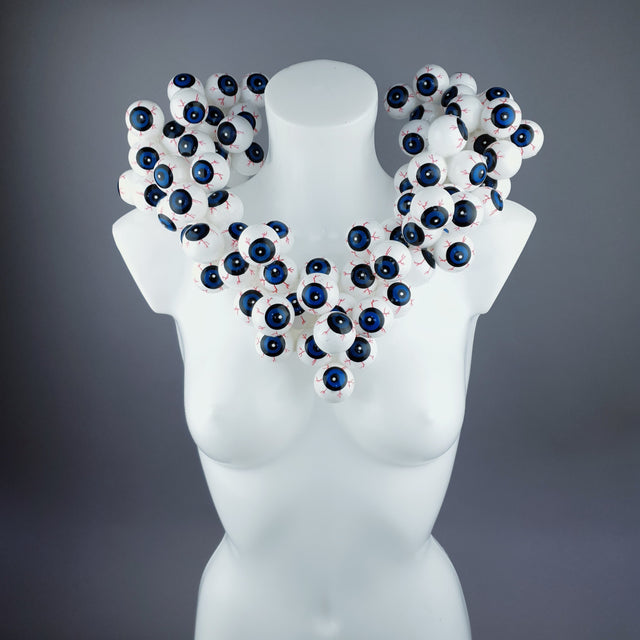 "All Eyes On You" Huge Eyeball Statement Necklace