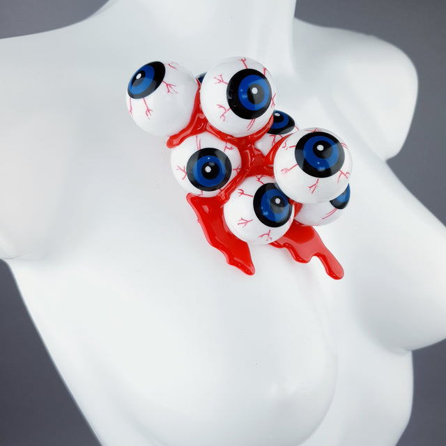 Bleeding Cluster of Eyeballs Brooch No. 1