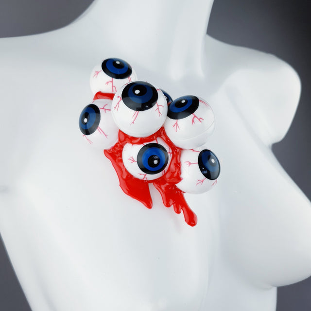 Bleeding Cluster of Eyeballs Brooch No. 3