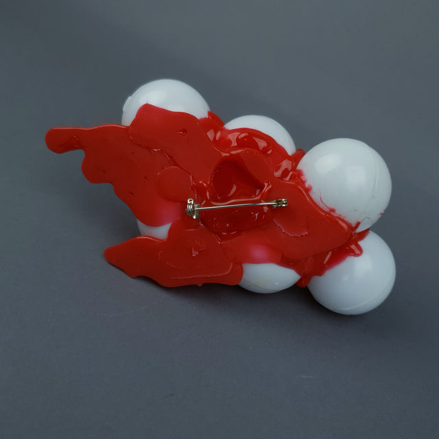 Bleeding Cluster of Eyeballs Brooch No. 1