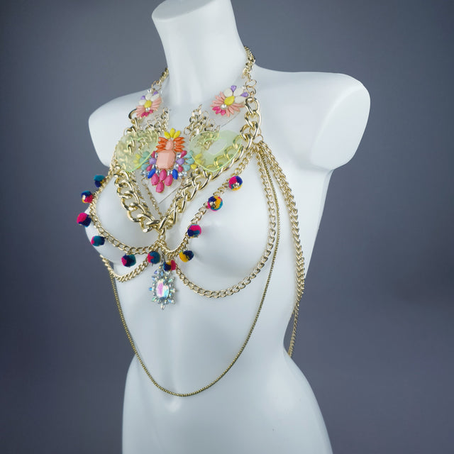 "Cera" Colourful Upcycled Body Jewellery