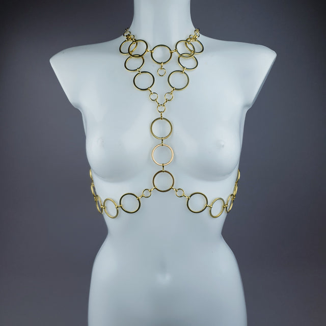 "Sapphira" Gold Jewellery Harness