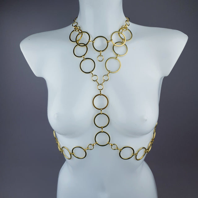 "Sapphira" Gold Jewellery Harness