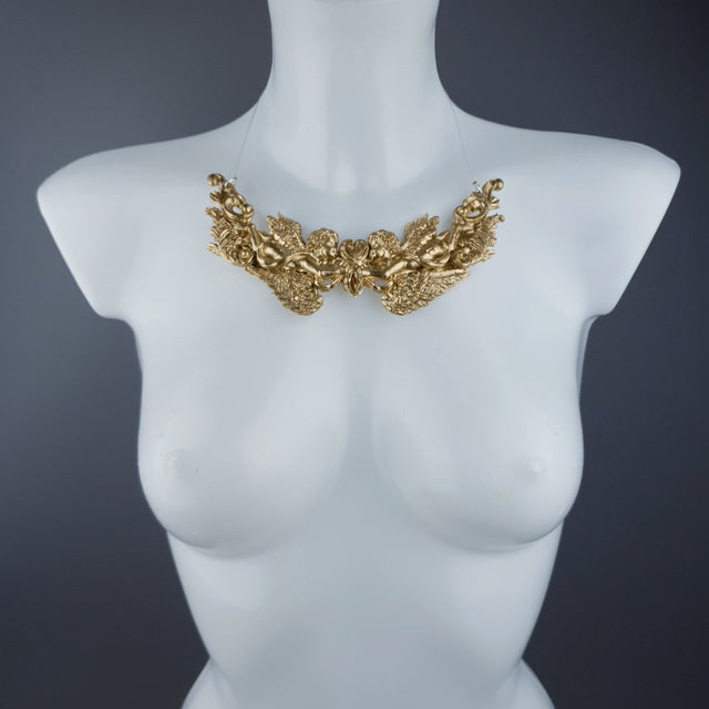 "Quiteria" Gold Filigree Necklace