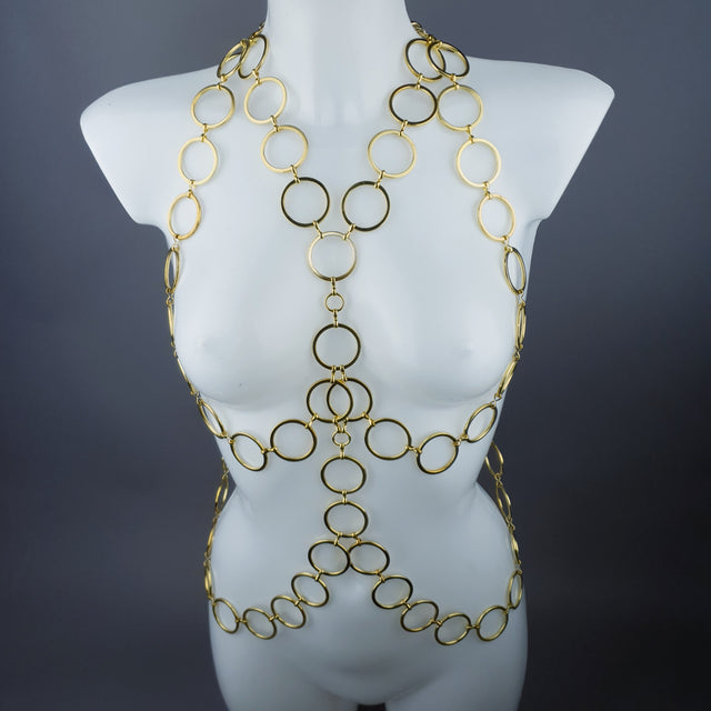 "Sogo" Gold Ring Jewellery Harness