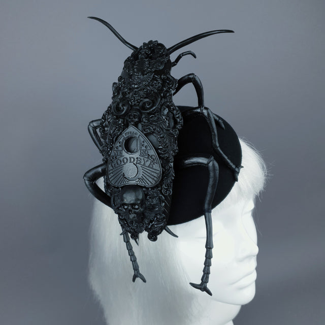 "The Summoner" Giant Filigree Cockroach Fascinator Hat