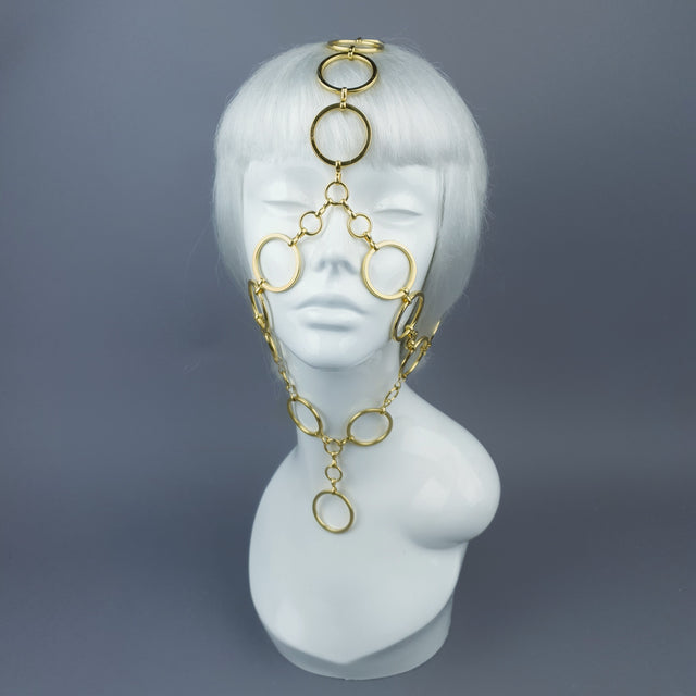 "Salome" Gold Chain Headpiece