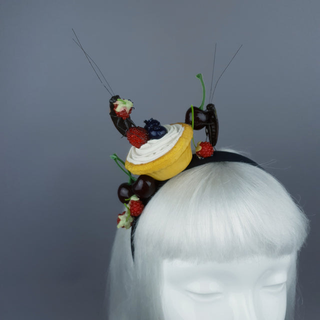 "Feast" Cochroach & Cake Insect Headband