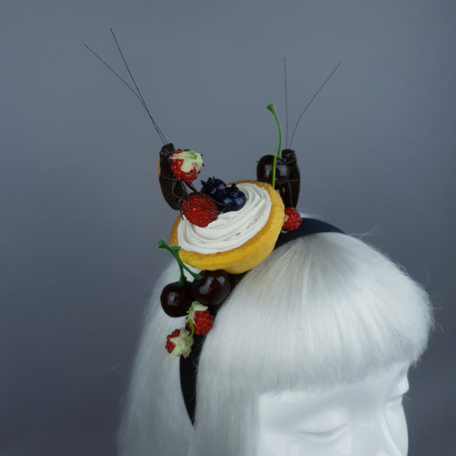 "Feast" Cochroach & Cake Insect Headband