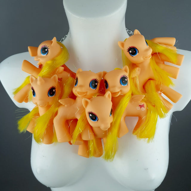 Orange Ponies Neckpiece