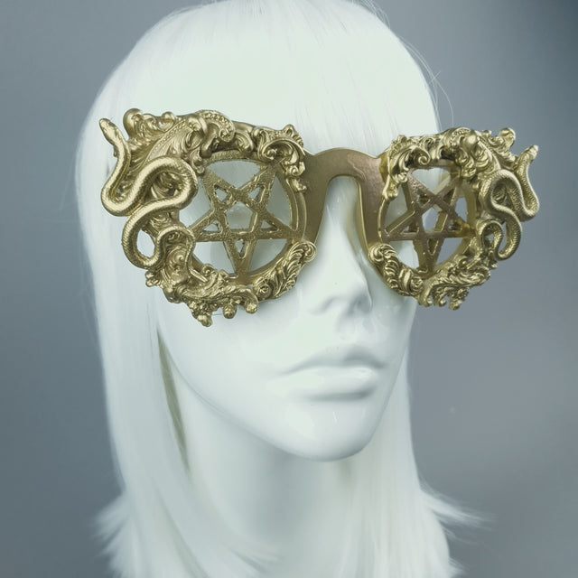 SAMPLE! Gold Sunglasses