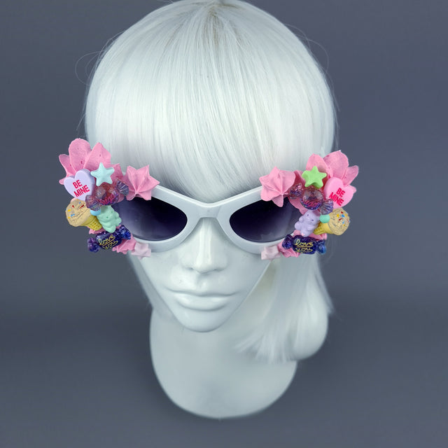 "Kuku" Pink Frosting Candy Sweets Sunglasses