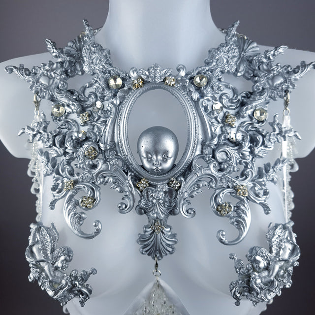 "Ningyō" Silver Dollface Filigree Harness Body Jewellery & Pasties