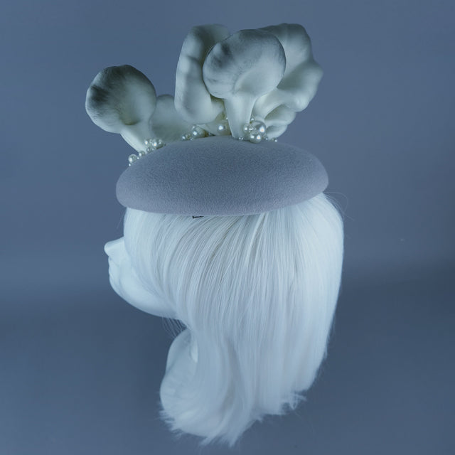 "Fungi" Grey Oyster Mushroom & Pearl Vegetable Food Hat