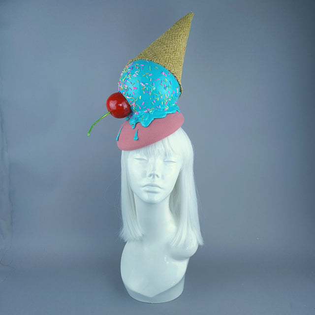 "Whoops!" Giant Ice-cream & Cherry Food Hat