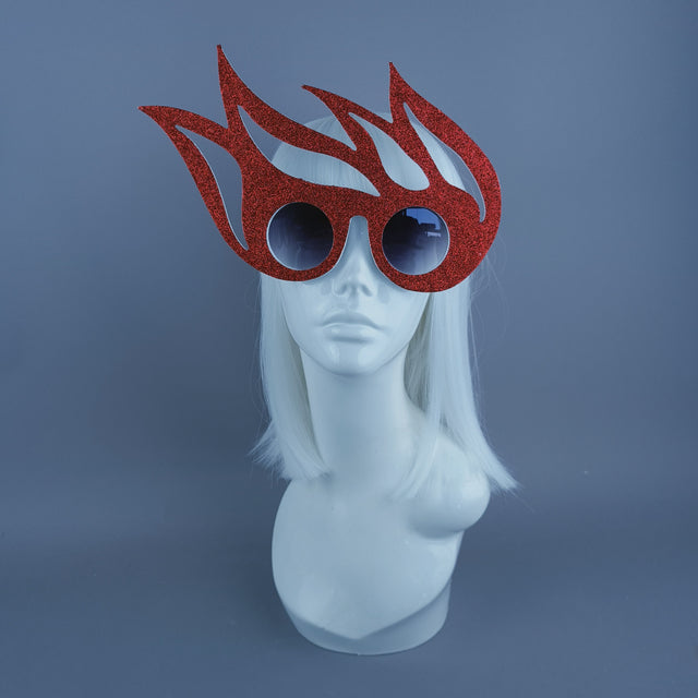 "Ignite" Red Flame Sunglasses