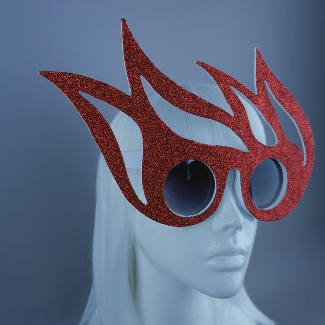 "Ignite" Red Flame Sunglasses